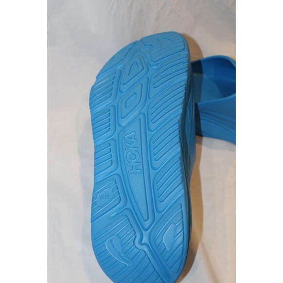 HOKA Men\'s U Ora Recovery Slide 3 Sandals NWT BLUE SZ 13